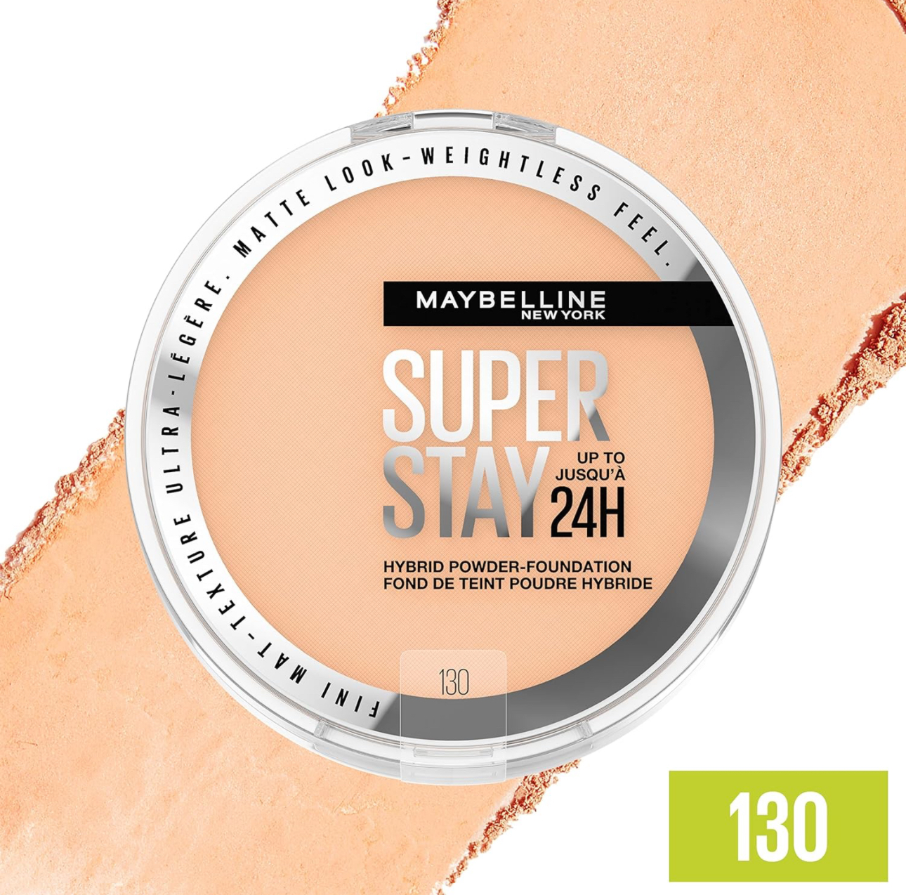 MAYBELLINE SUPER STAY HIBRID BASE EN POLVO 130
